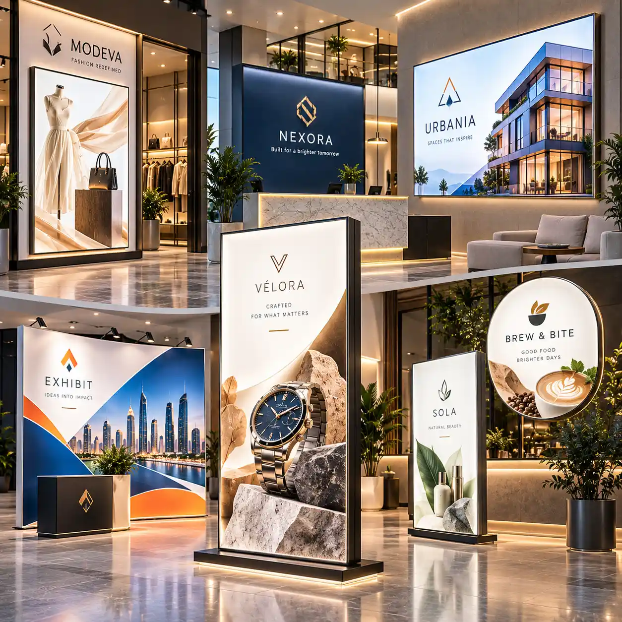 Tailor Made Illuminated Displays